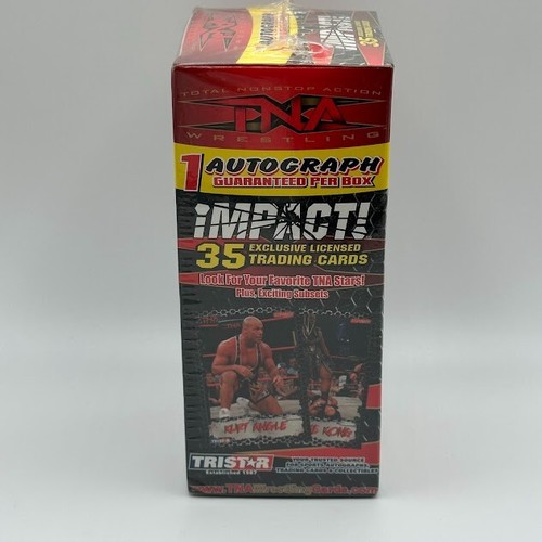 2008 Tristar TNA Impact Wrestling Factory Sealed Blaster Box 1 Autograph PER BOX - Picture 3 of 3
