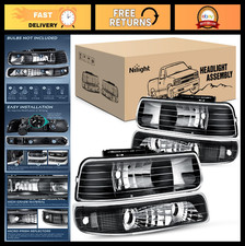 Headlight Assembly Replacement For 1999-2002 Chevy Silverado Tahoe Avalanche 150