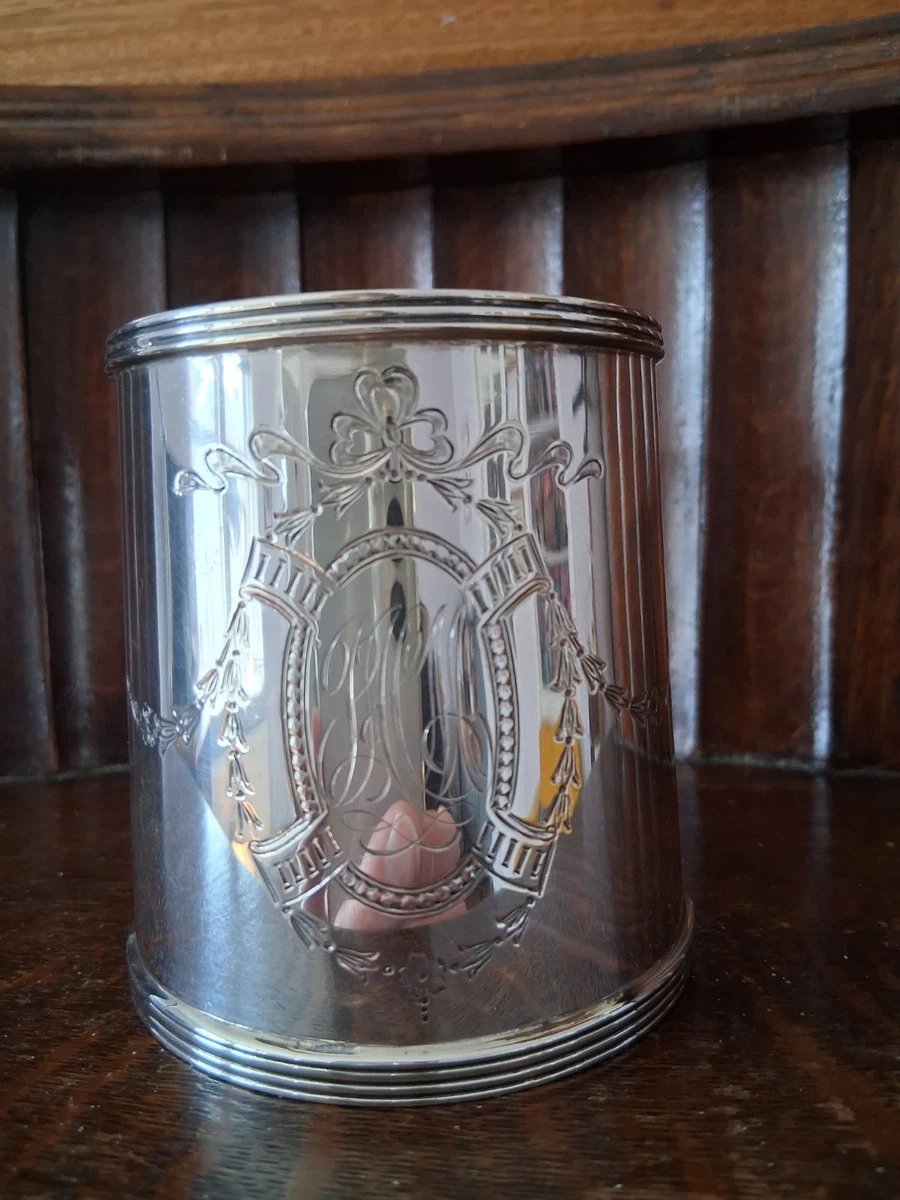 Mappin & Webb Antique Solid Silver Cups/Goblets/Tankards for sale
