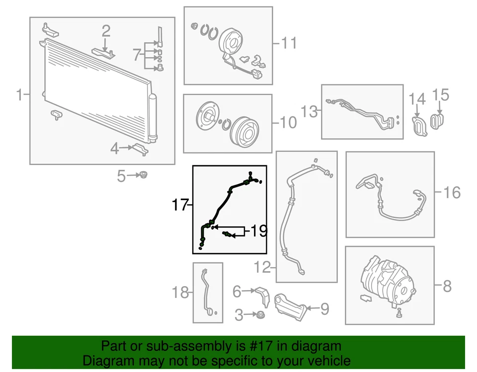 Подлинный Honda 2003-2011 Honda элемент - труба приемник 80341-SCV-A01 - Изображение 4 из 4