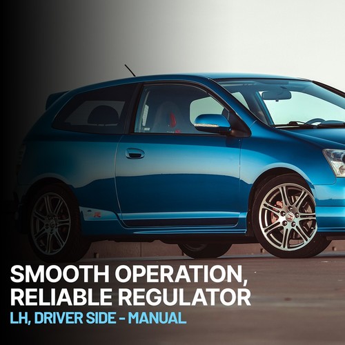 Electric Window Regulator For Front Passenger Right Side – Fits Chevy Cobalt, Pontiac G5, Saturn Ion (2003-2010)