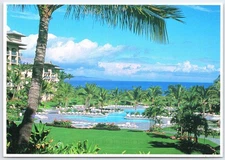 The Ritz-Carlton Kapalua Maui Hawaii Scenic Resort Pool Postcard
