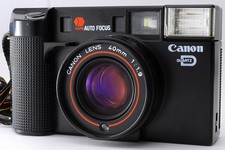  Near MINT Canon AF35ML Black Point  Shoot 35mm Film Camera From JAPAN