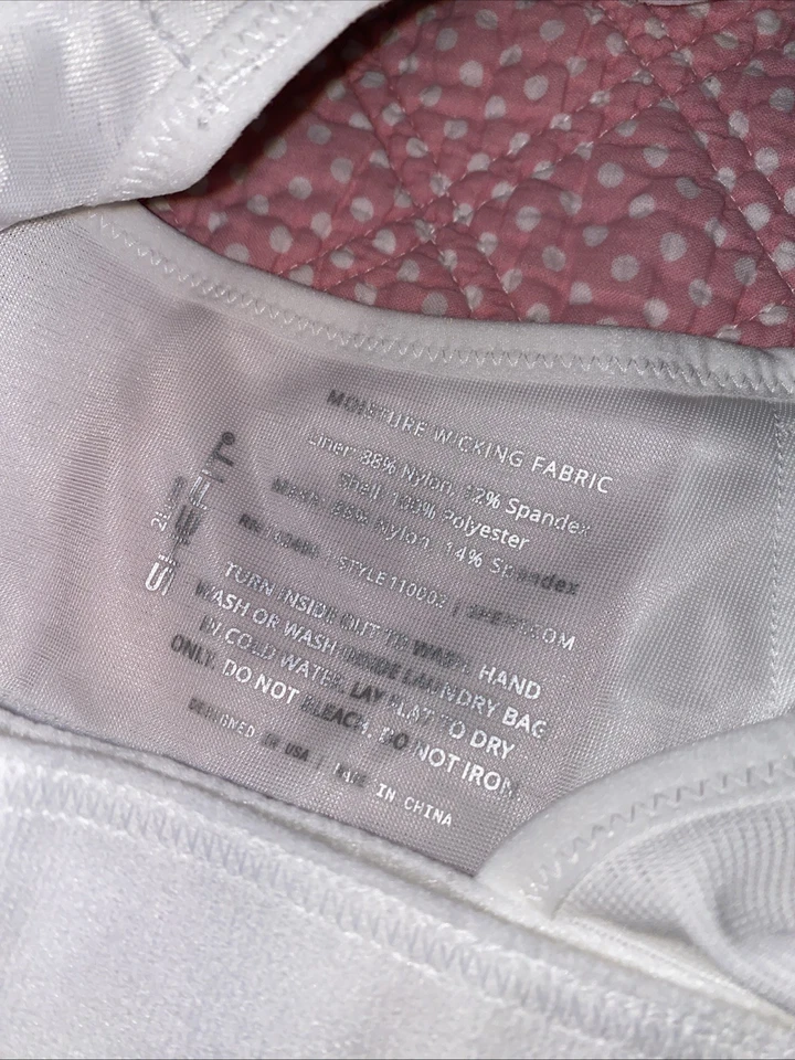2Luxe Shefit White Moisture Wicking Fabric Style 110002 - Image 3 of 3