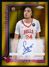 Digital Card -  2025-26 Topps Chrome RC Auto Noa Essengue Gold /50
