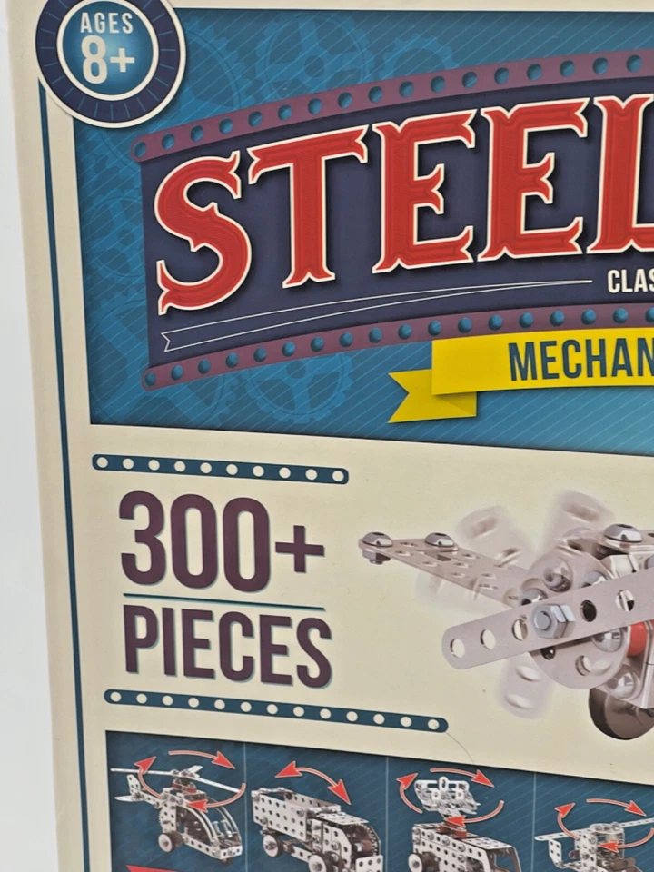 Schylling Mechanical Multi-Model Set Steel Works Classic Construction Set - Image 2 of 4