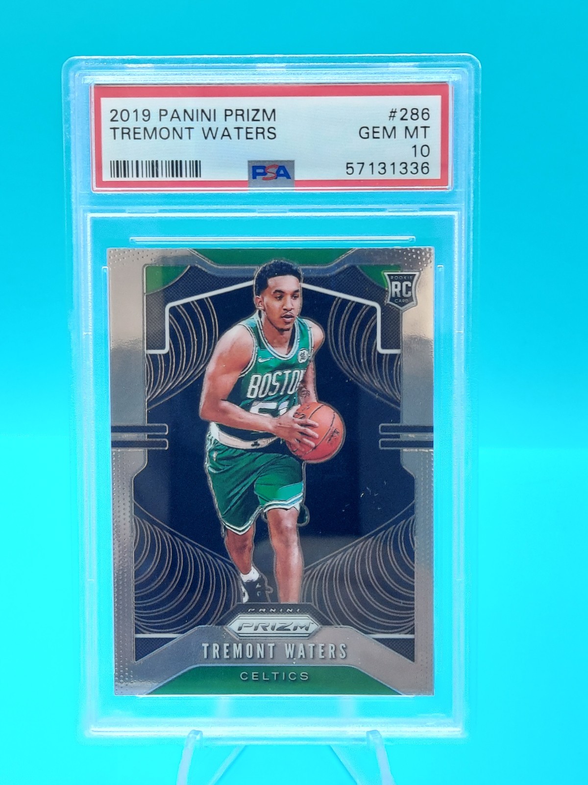 TREMONT WATERS - 2019-20 Panini Prizm #286 RC - PSA GEM MT 10