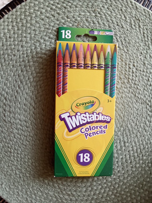 Crayola Twistables Colored Pencils/Crayons, 18 Count, Multicolor