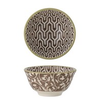 Bloomingville Maple Schale Braun 270Ml Steingut SchüSsel DäNisches Design