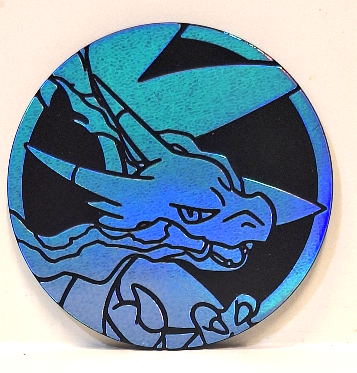 Pokemon Collection Medium Flip Coin Token Charizard X Blue Holo | eBay