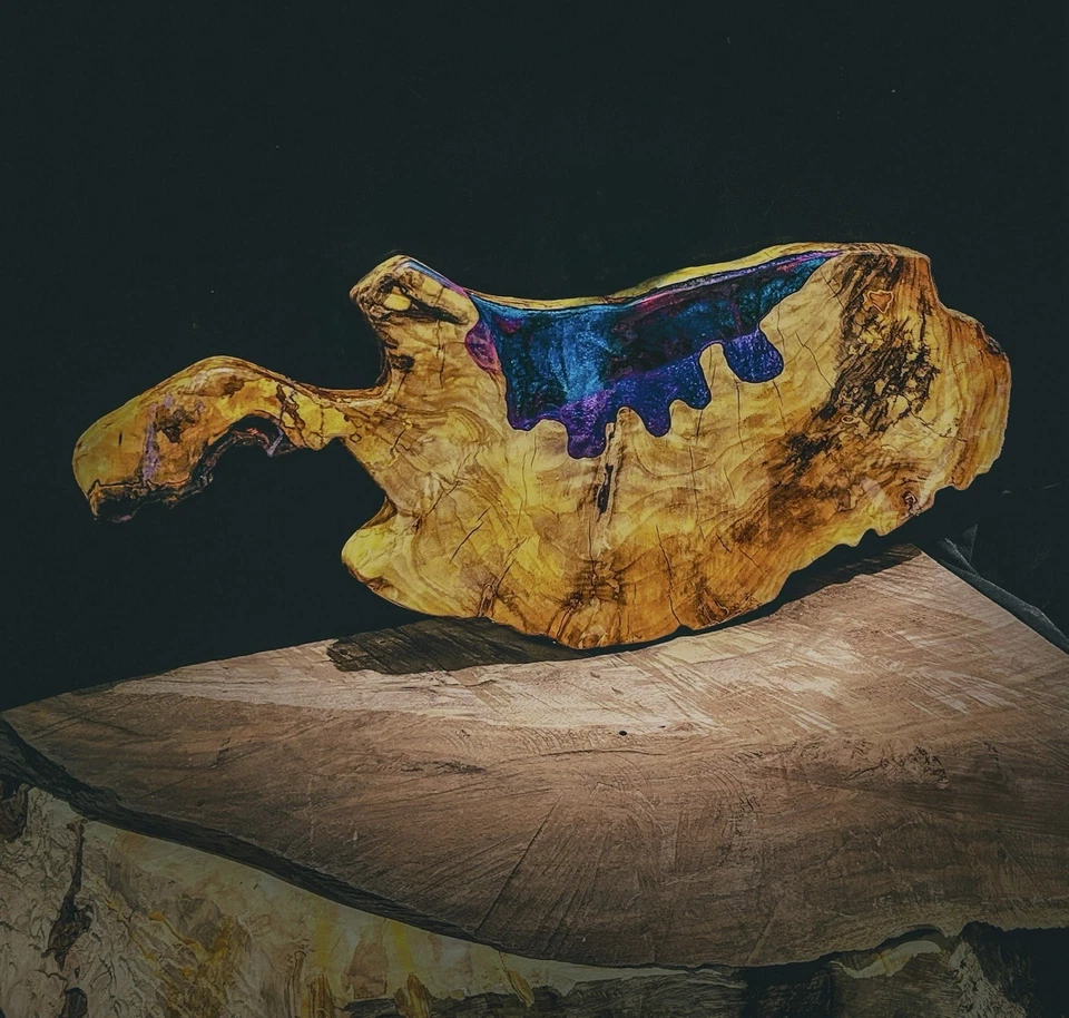 Tablero de charcutería, plato, plato para servir, arce, arce ambrosía Foto 4 de 4