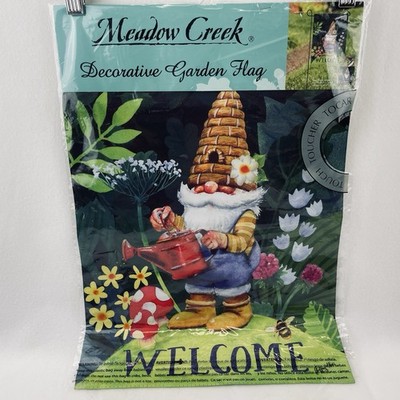 Meadow Creek Decorative Garden Flag Welcome Yard Decor Outdoor Nylon Fabric New