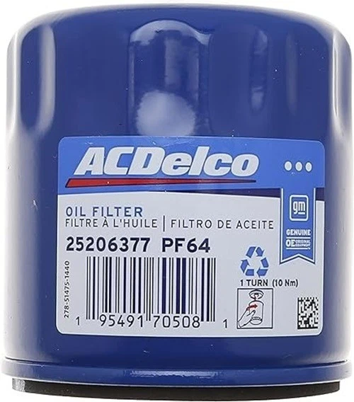 Filtro de óleo de motor AC Delco PF64 para Buick Cadillac Chevy GMC novo - Imagem 2 de 2