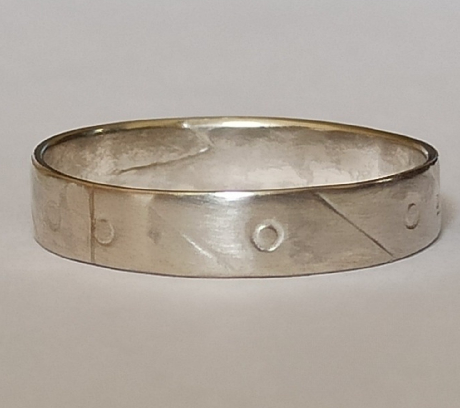 Vintage Soviet USSR men's ring silver 875 Size 8 Weight 1.77 g.