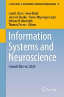 Fred D. Davis (U. A.) | Information Systems and Neuroscience | Taschenbuch