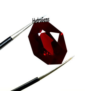 Myanmar Pigeon Blood Red Ruby Natural 18 Ct Fancy Cut Certified Loose Gemstone