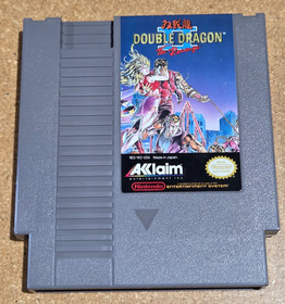 Double Dragon II (Nintendo NES, 1989) Complete Box + Manual + Sleeve (UNTESTED)