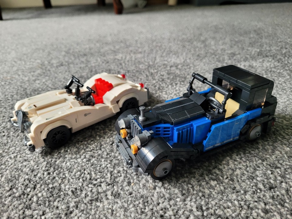 Two Building Block Vintage Cars In Excellent Clean Condition | eBay UK