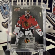 2023-24 Upper Deck Engrained - Rookies Jaxson Stauber #155 Ebony /49 (RC)
