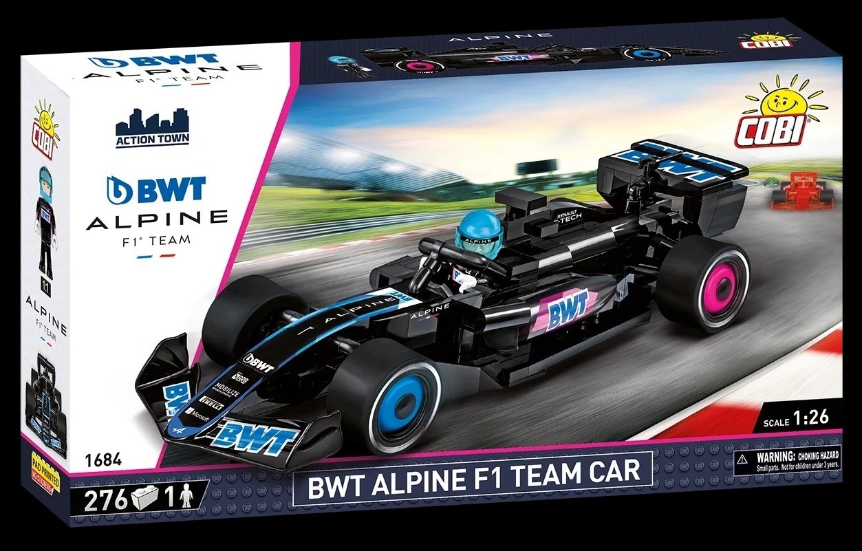 COBI, Auto del team F1 ALPINE BWT - 276 pezzi, 1/26,  COB1684