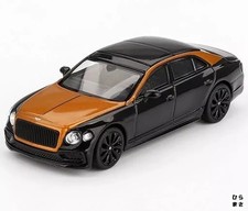 1/64 Bentley Flying Spur Neptune Orange Onyx Left Mini GT Series Miniature Car