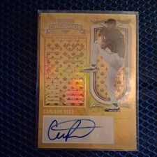 2025 Panini Crusade - Majestic Marks gold /10 Autograph - #5 Carlson Reed