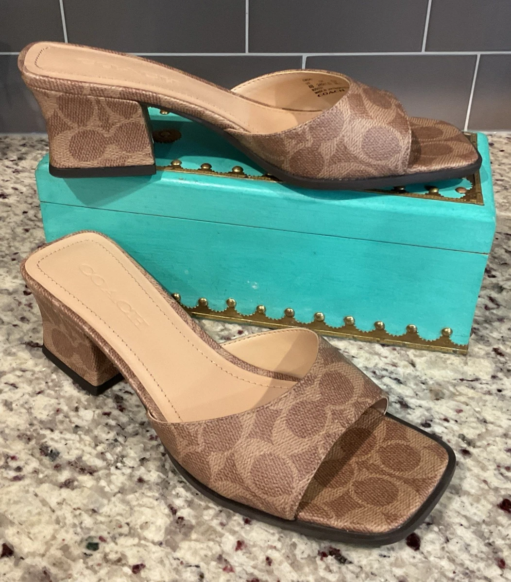 Mules Con Plataforma De Tacón Cuadrado Para Mujer, Zapatillas Para