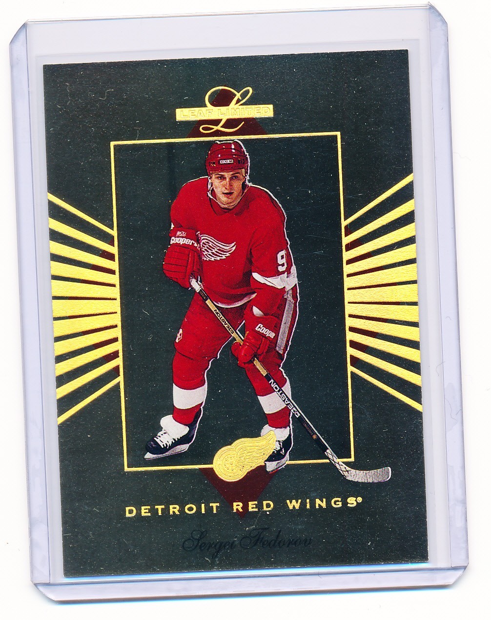 1994-95 Leaf Limited - Sergei Fedorov #9 Gold /2500