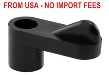 Prime-Line L 5720 Plastic Screen Clips, 3/16 In. Offset, Plastic, Black, With Fa