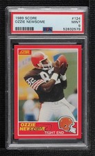 1989 Score Ozzie Newsome #124 PSA 9 MINT HOF 10fh