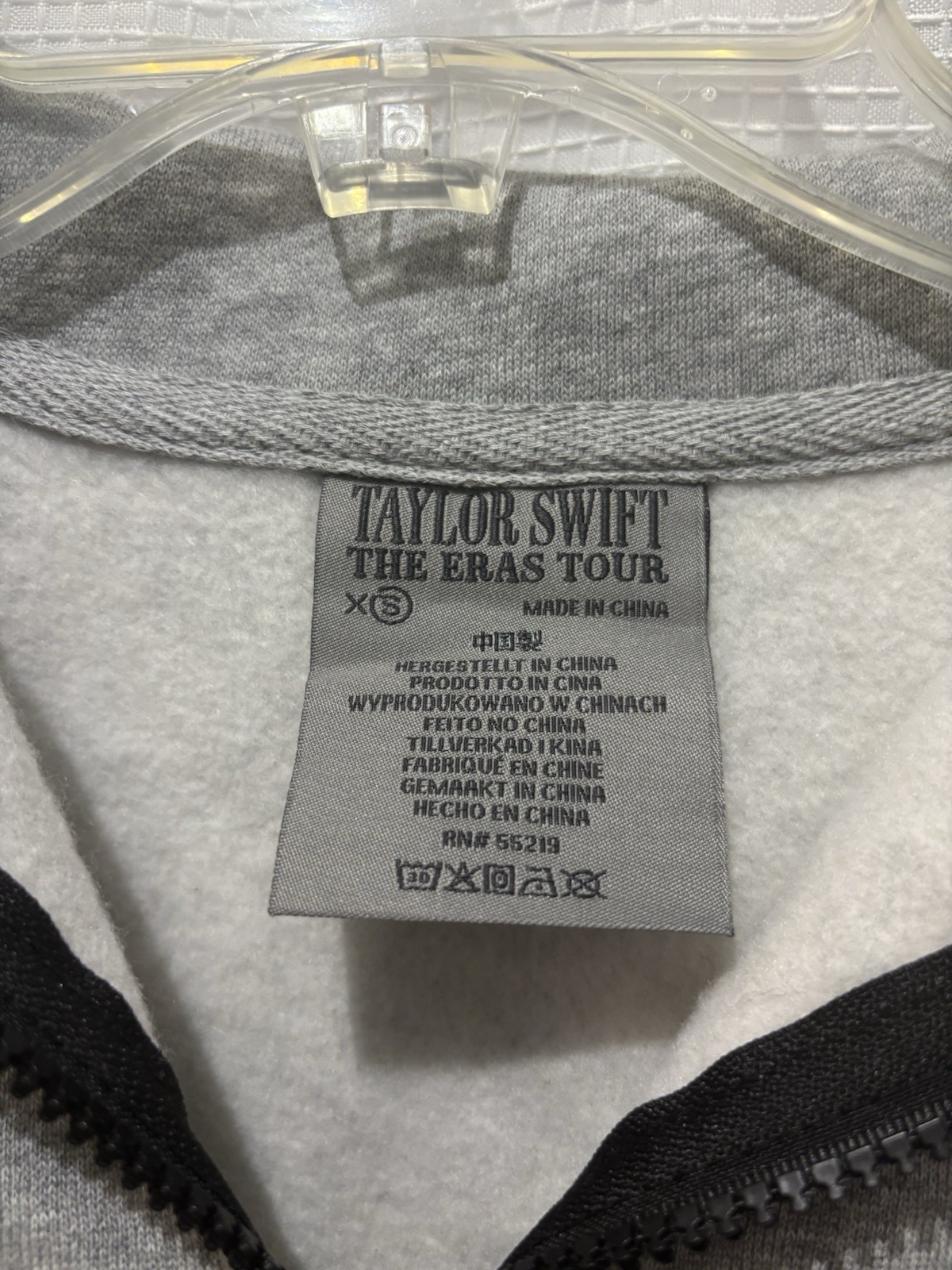 Taylor Swift The Eras Tour Quarter Zip Size XS image 2