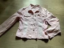 Jeansjacke In Einem Sanften RosaTon 42