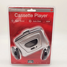 Retro Cassette Player Durabrand 820M Bass Boost Stereo Headphones Portable NOS