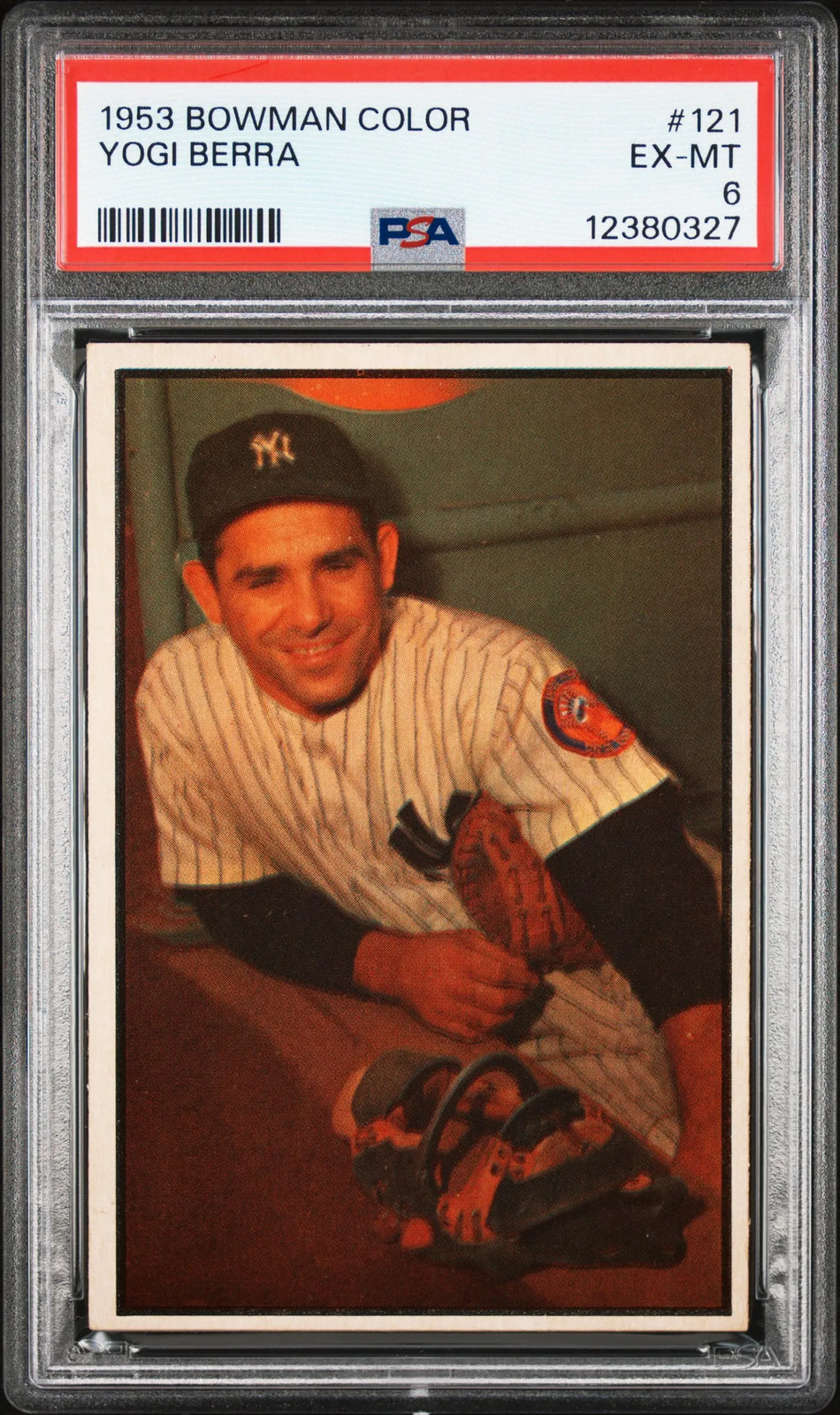 1953 Bowman Color Yogi Berra #121 PSA 6