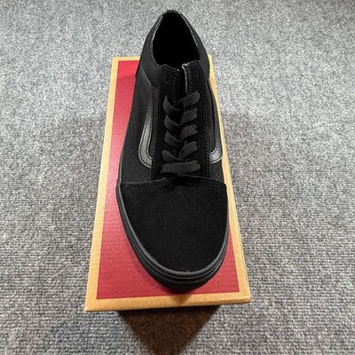 Vans Old Skool Big Kids' Casual Blackout Sneakers VN000D2VBKA Sz 7 New