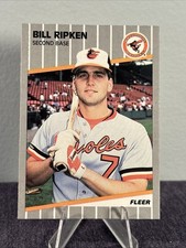 1989 Fleer - Billy Ripken #616 Black Box on Bat Knob