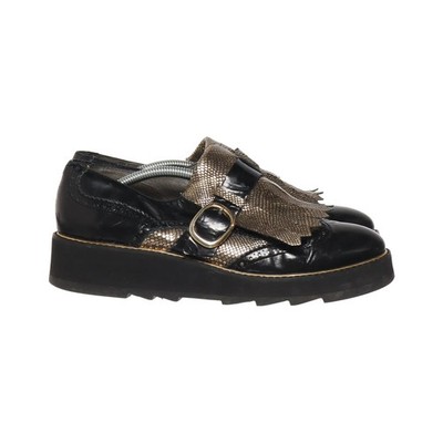 Kanna, Schnürschuhe, Größe: 40, Schwarz/Gold, Damen #TJm