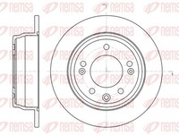 2X Bremsscheibe Remsa 61105.00 FüR Hyundai KIA EL SL Sportage ELH FD LM GD 262Mm