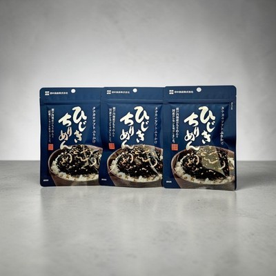 TANAKA SOFT FURIKAKE HIJIKI CHIRIMEN 22G, JAPANESE RICE SEASONING-Three(3) Packs