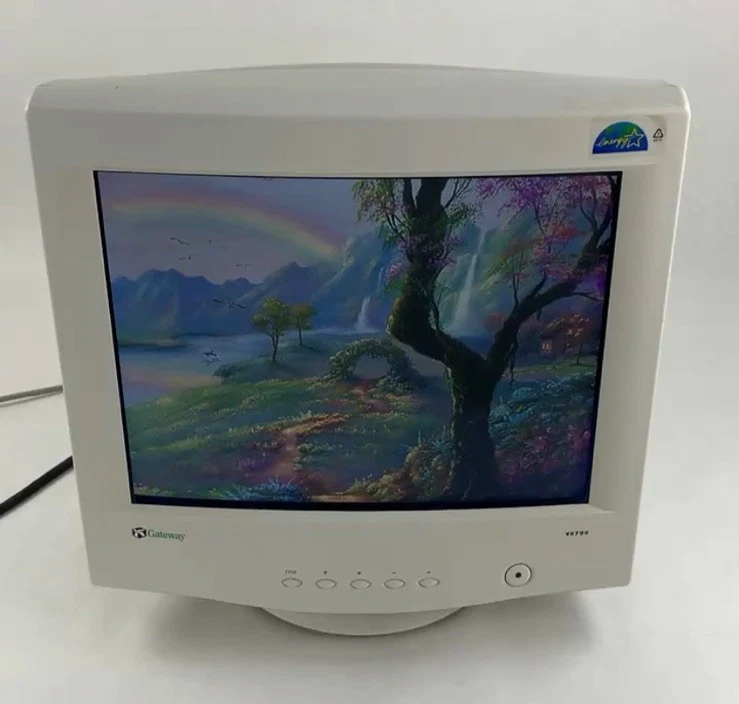 Gateway XV700A Color VGA CRT Computer Retro Gaming Monitor Grade B - Image 2 of 4
