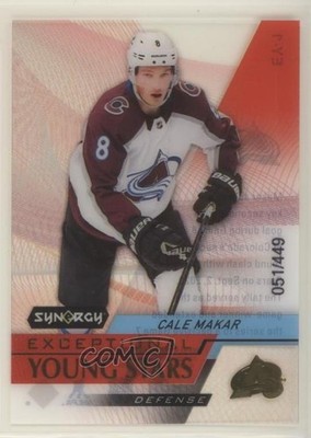 2020 Upper Deck Synergy Exceptional Young Stars Gold 51/449 Cale Makar #EY-1 iy3