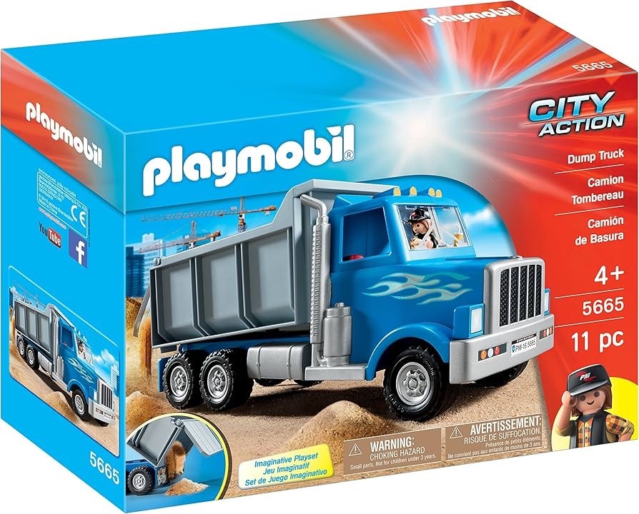 Playmobil City Action Dump Truck 5665 - New and Sealed