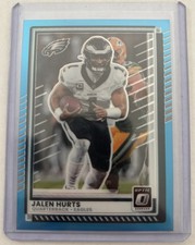 2025 Panini Donruss Optic - Jalen Hurts #14 Aqua Prizm /349