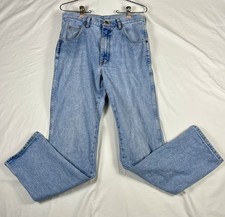 Vintage Wrangler Straight Leg Light Wash Jeans 30x32