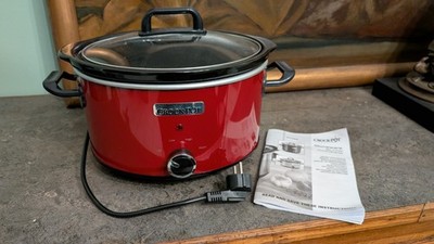 Crock-Pot Slow Cooker SCV400RD-050 Schongarer 3.5 Liter Warmhaltefunktion Rot