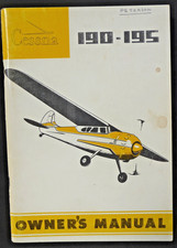 Radial Eng. Cessna 190-1 95 POH Owner Manual Check List Fuel Oil Stalling Speeds