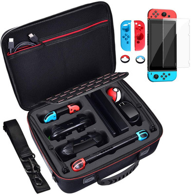 Deluxe Carrying Case Compatible with Nintendo Switch and Switch OLED 2021, Trave