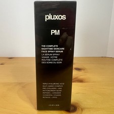 Pluxos PM COMPLETE NIGHTTIME SKINCARE Routine Face Spray Serum New Sealed