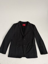 Hugo Boss Men s Black Blazer Infinity Lab Zipped Pockets 44R Sport Coat Jacket
