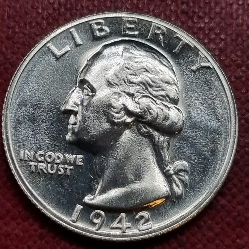 1942 Washington Quarter 25c Silver PROOF #98550